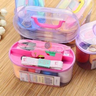 IKILOSHOP sewing kit box paket perlengkapan peralatan menjahit lengkap dengan kotak jahit baju kain