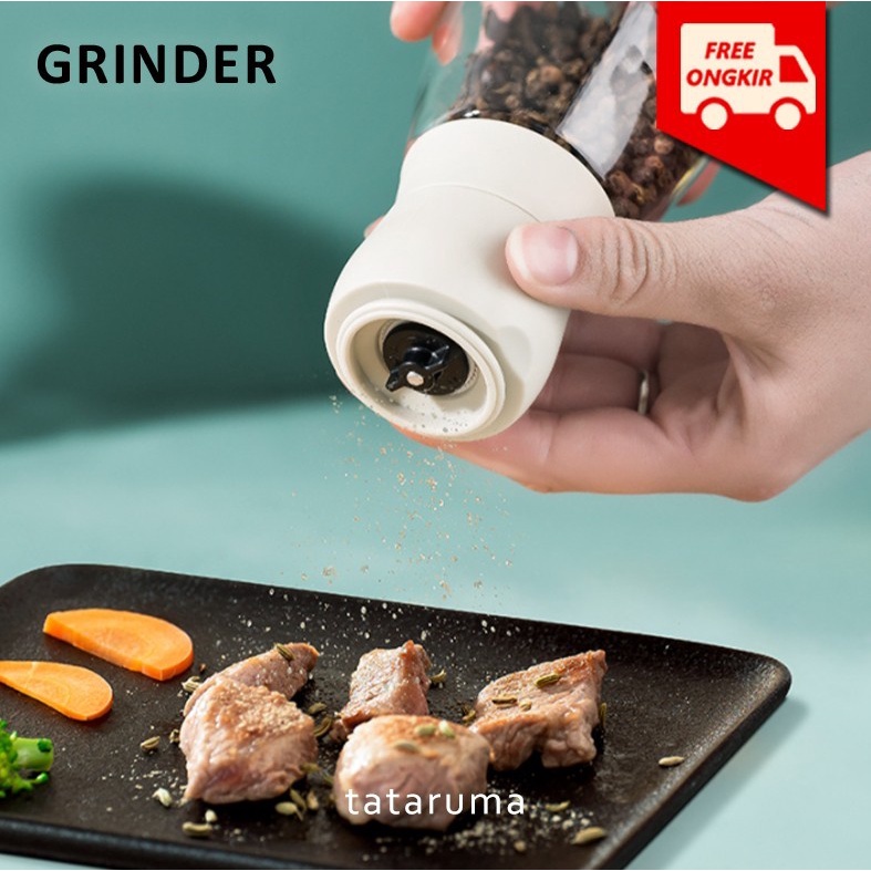 Botol Grinder Sprinkler Giling Garam Lada Salt Pepper