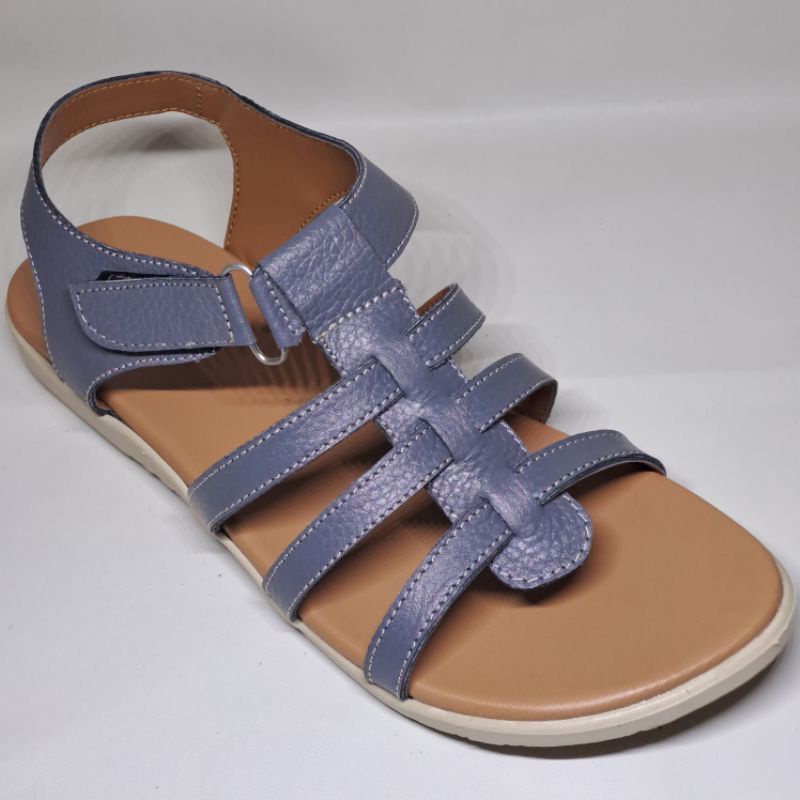 Sandal Kulit Garut - Sandal Kulit Wanita - Sandal Gladiator - Sandal Flat - Sandal Wanita - Sandal G