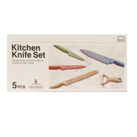 Lock n Lock Pisau Set 5 pcs Lock&Lock Knife Original Warna