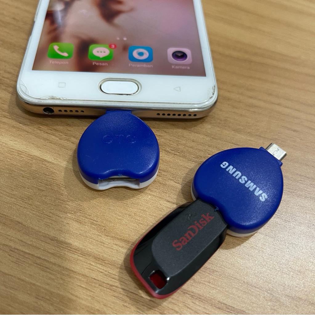 PROMO OTG USB / SAMBUNGAN OTG NON KABEL MINI / OTG MICRO USB SAMSUNG OTG UNIK BY SULTAN
