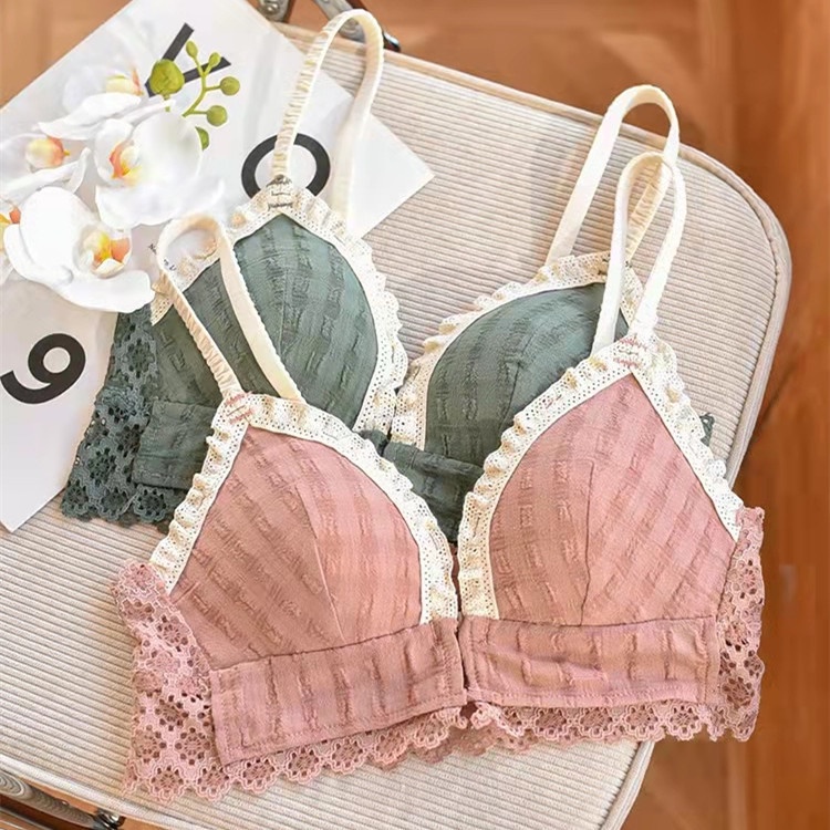 TELLY ➡️ 354 Bra Push Up Set Tanpa Kawat Bikini Sport Korea Fashion Bralette Remaja