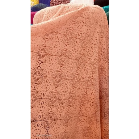 1/2 meter bahan brukat/kain brukat/kain kebaya/kain brukat katun