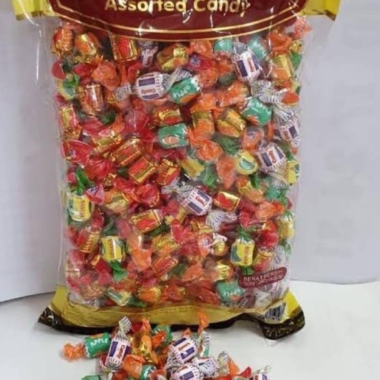 

Bisa COD PERMEN XIAOMIMI (PERMEN BUAH) 500gr gas !!