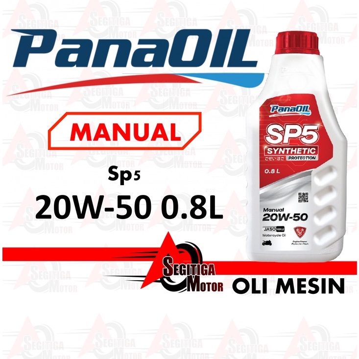 OLI MANUAL MOTOR PANAOIL SP5 FULL SYNTHETIC 20W-50 API 800ML