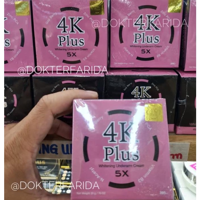 4K Plus Whitening Underarm Cream | Day Cream - Original Thailand