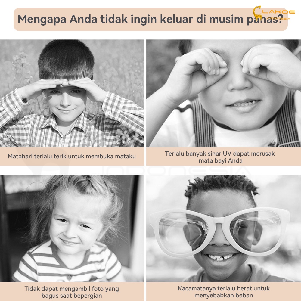 kacamata korea anak model Beruang kacamata hitam anak Sunglasses for kids