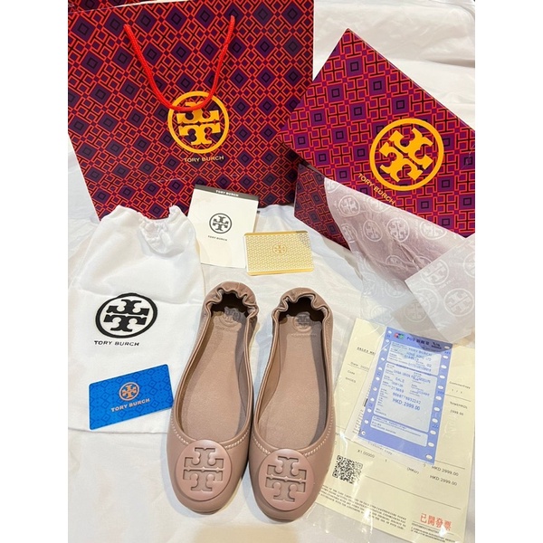 SEPATU WANITA TORY BURCH FLAT MIRROR KULIT ASLI / SEPATU TB FALT / SEPATU KERJA / SEPATU WANITA