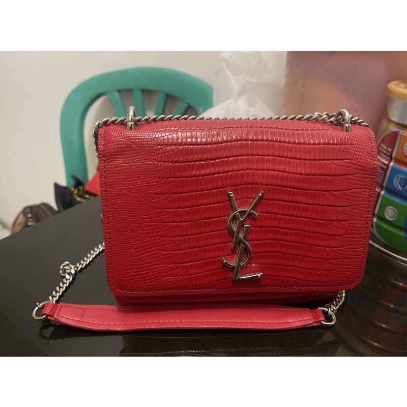 SUPER SALE Tas YSL Sling Bag merah noser Preloved