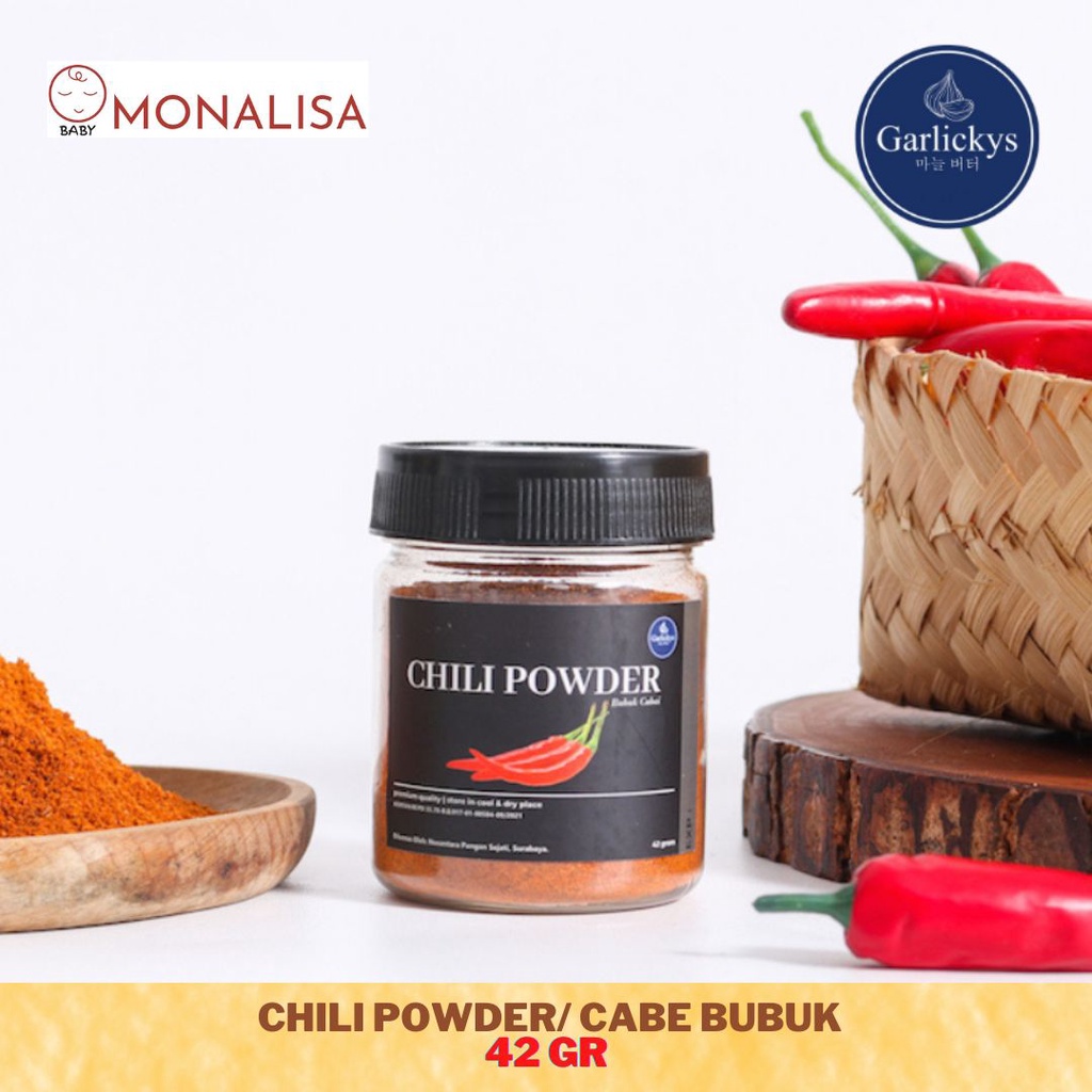 

Garlickys Chili Powder / Cabe Bubuk - Bumbu Tabur Premium