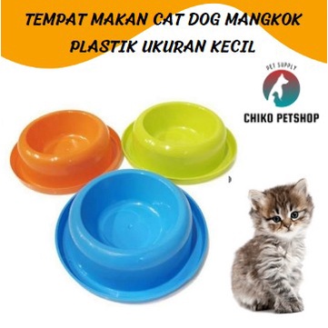 Tempat Makan Single Puppy Mangkok Plastik | mangkok mini puppy