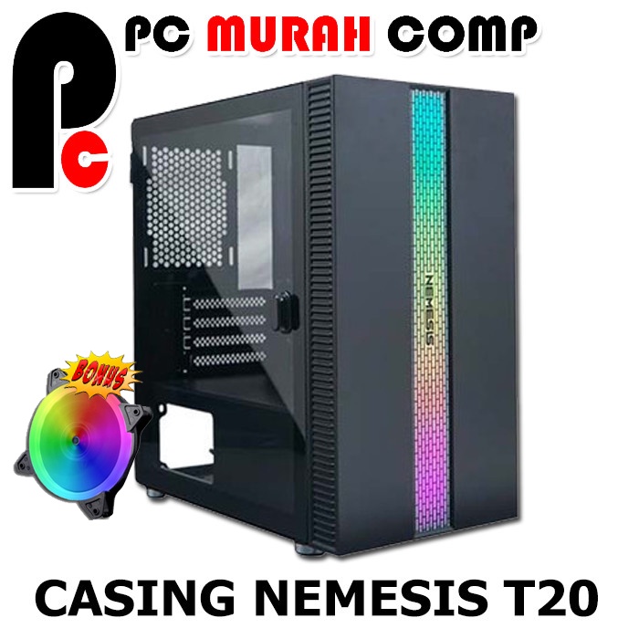 NYK Nemesis Casing Gaming T20 Mistic HITAM