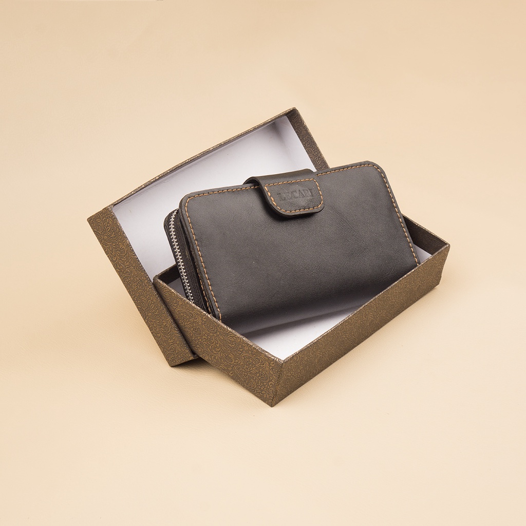 Dahlia dompet kulit wanita / Dompet Wanita Lecari