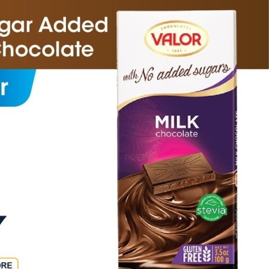 

Valor Dark Chocolate Sugar Free 100 g