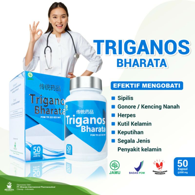 Triganos Bharata Obat Sipilis HIV Kencing Nanah Gonore Ampuh Original