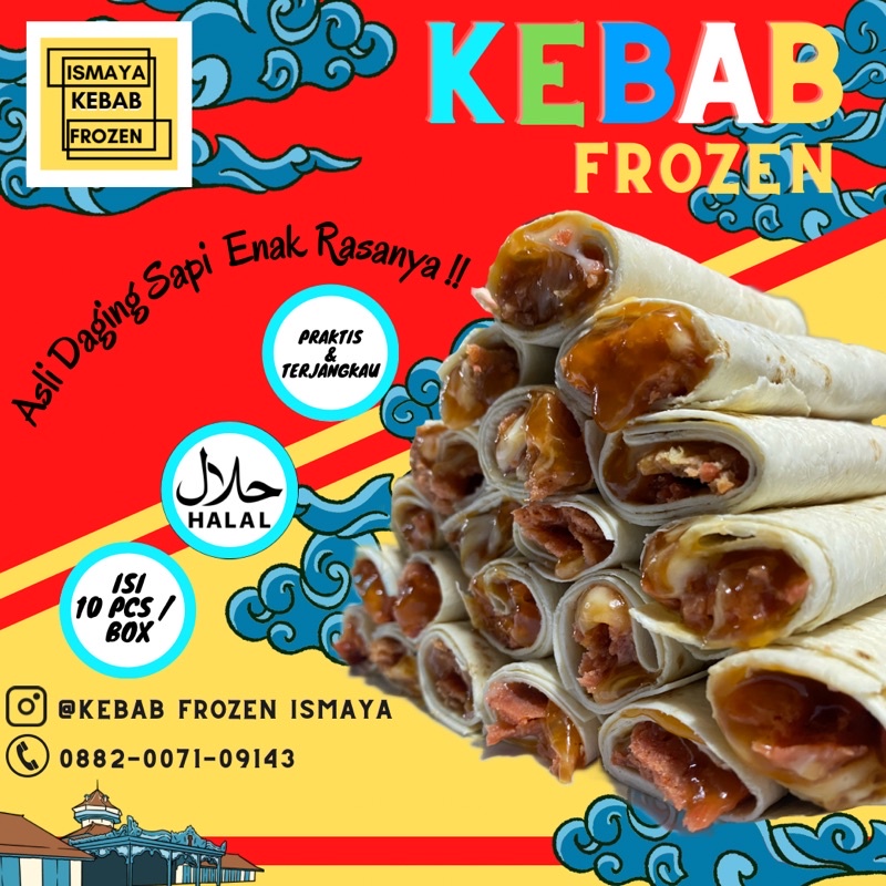

Kebab Frozen Manis isi 10pcs