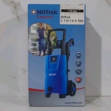 HIGH PRESSURE CLEANER NILFISK C110.7-6 X-TRA ALAT CUCI MOBIL MOTOR ALAT PENYEMPROT AIR BERTEKANAN TI