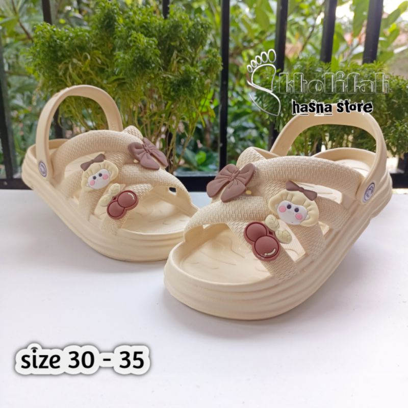 Terbaru Sandal Slop silang Anak tanggung Karakter Series Irsoe