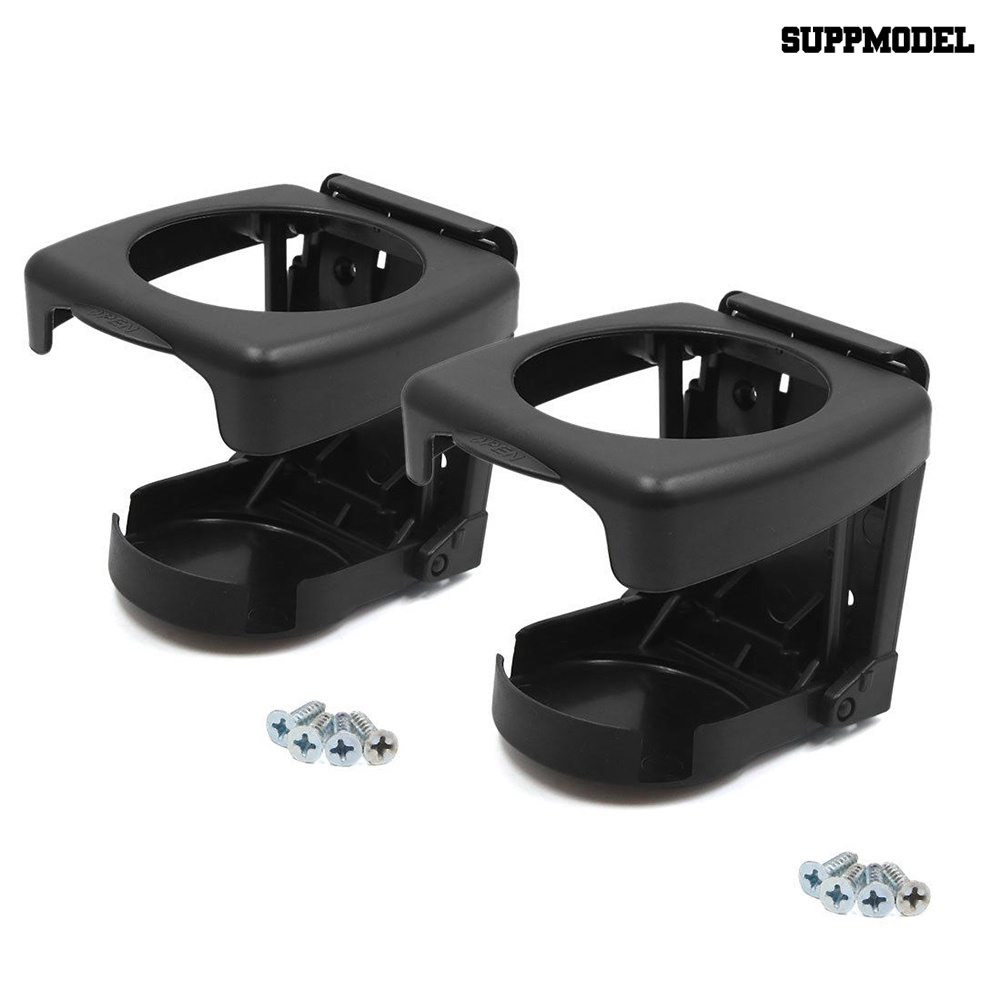 [Dekorasi] Lubang Ventilasi Udara Mobil Plastik Lipat Water Cup Botol Minum Can Holder Stand