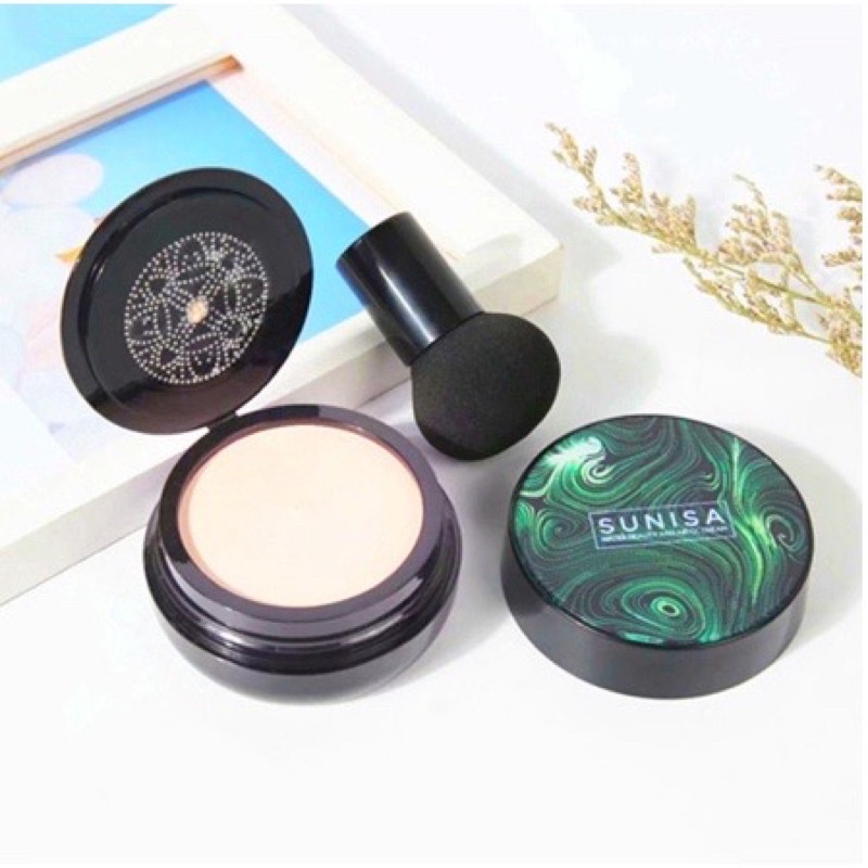 SUNISA Waterproof Mushroom CC Cream moisturizing Air Cushion BB Cream Original - MH