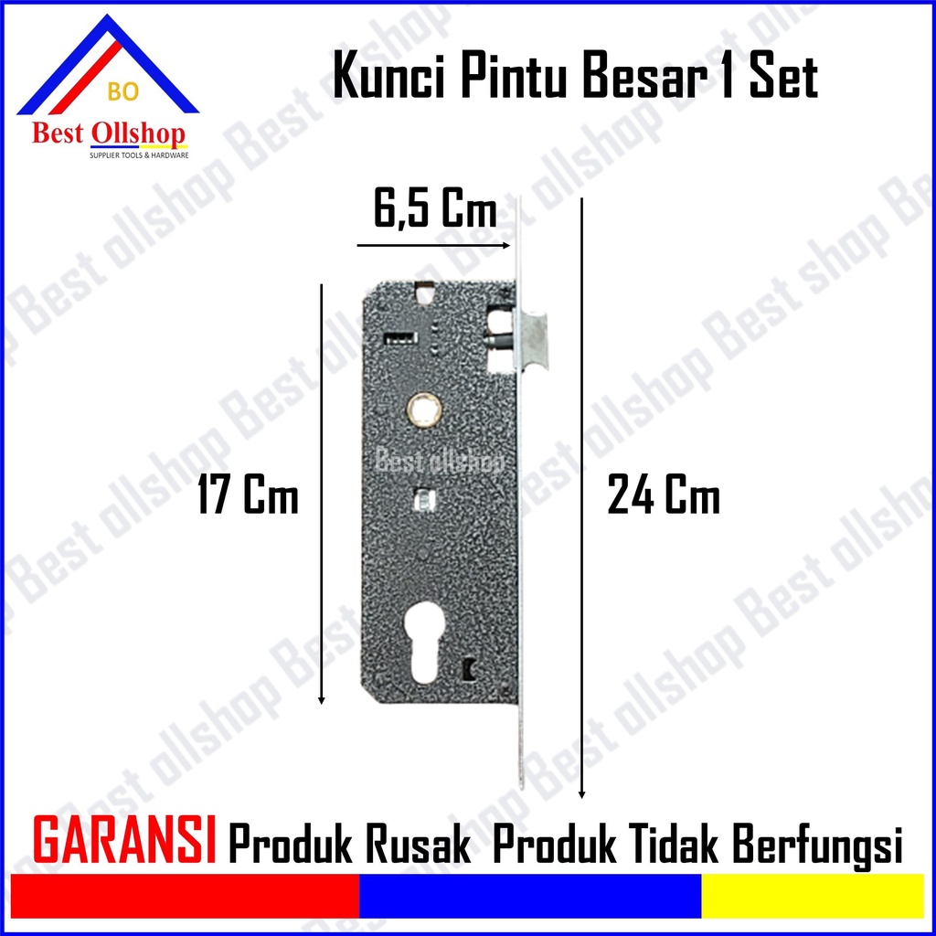 Kunci Pintu Rumah Handle Full Set Babet Minimalis Besar 25 Cm