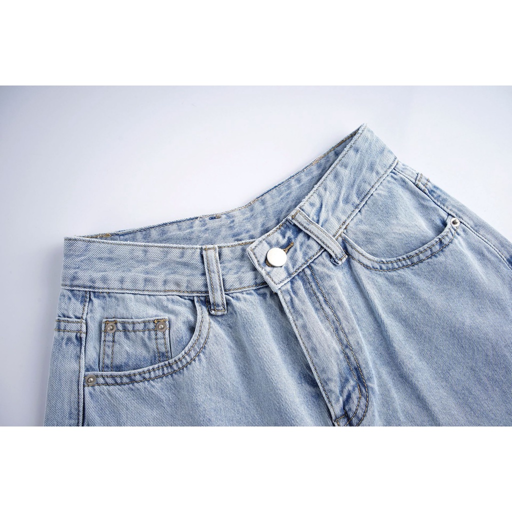 BV.ID CPG989 CELANA PANJANG JEANS WANITA HIGHWAIST JEANS WANITA LOOSE MURAH COD