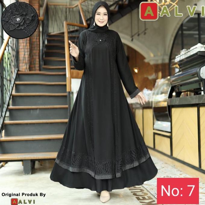 gamis arab/abaya hikmat kw/abaya arab/abaya turkey/long dress/COD07