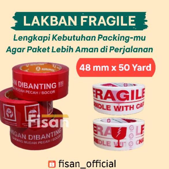 

→ Isolasi Lakban Fragile 48 mm 50 Yard ㊬