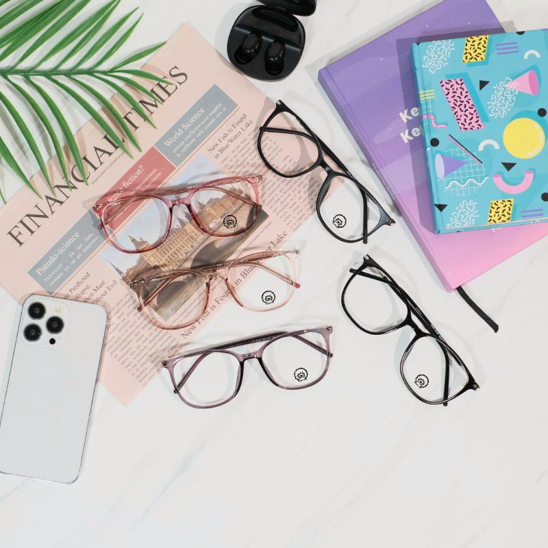 Frame Kacamata Anti Radiasi Photocromic Model Korea Pria Wanita Blueray Bluecromic | Kecamata Potocr