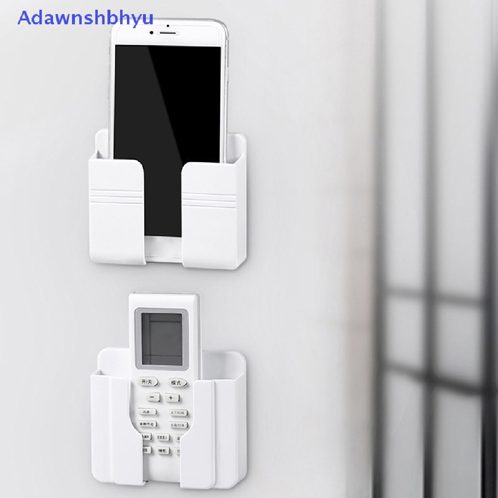 Adhyu Kotak Penyimpanan Yang Dipasang Di Dinding Remote Control Case Phone Plug Charging Holder Rack New ID