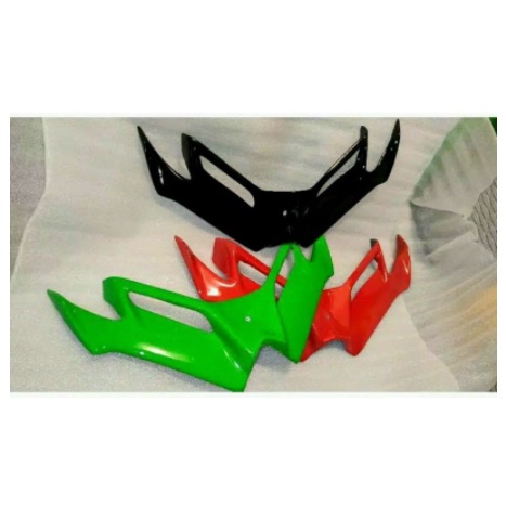 Winglet Ninja 250 Fi Karbu Sayap Depan Ninja 250 Fi Karbu Aksesoris Accesoris Variasi Ninja 250