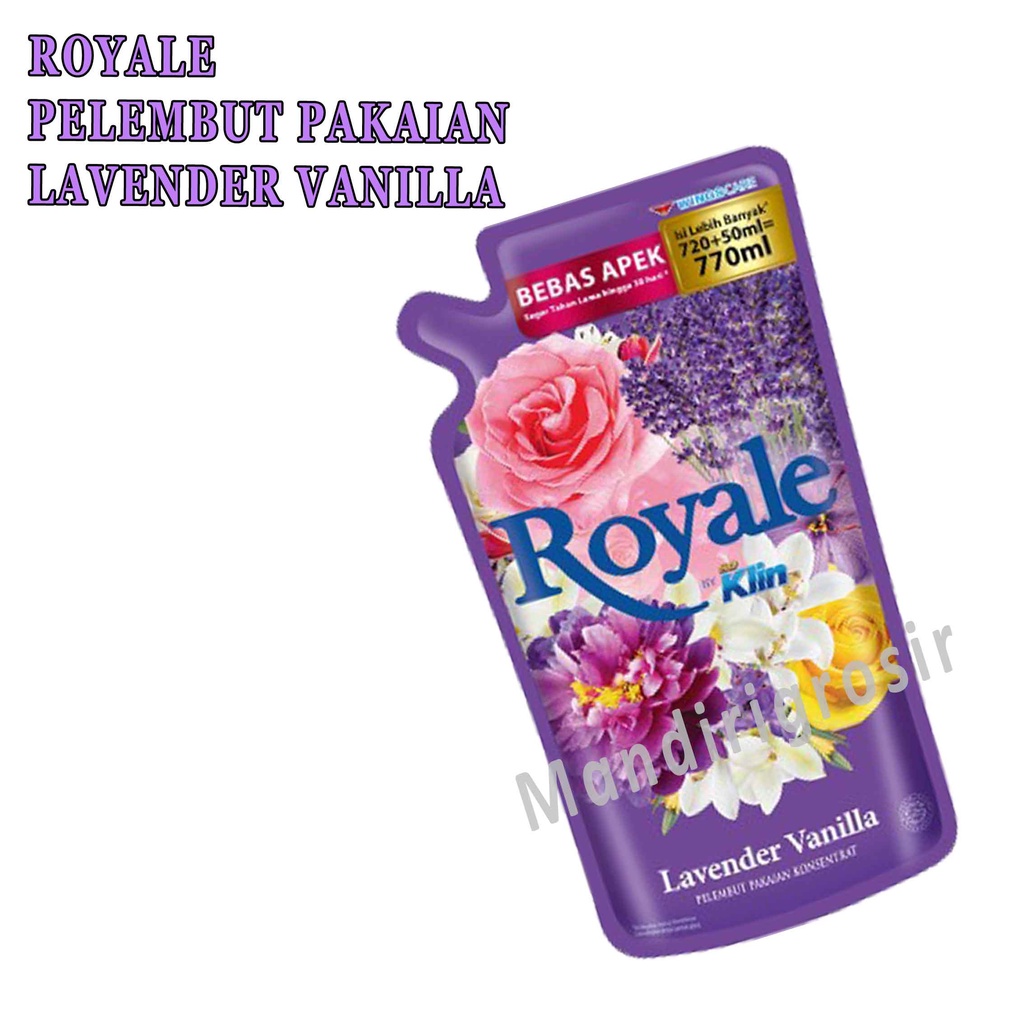 Pelembut Pakaian Konsentrat * Royale * Royale Lavender Vanilla * 770ml