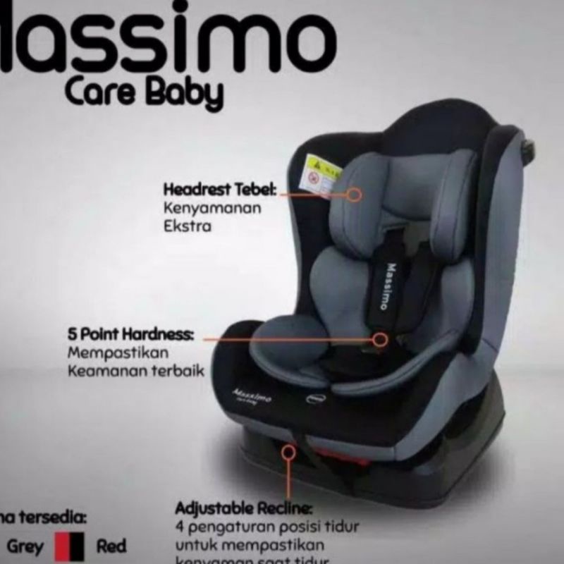 MASSIMO CARE BABY CARSEAT