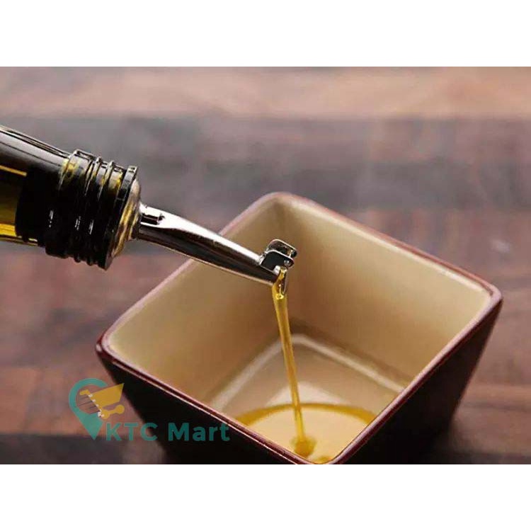 KTCmart - Bottle Pourer Stainless - Wine Pourer Syrup - Penutup Botol - Penuang Botol Kecap Minyak Sayur