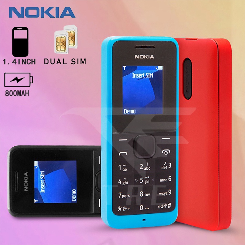 TRE HP NOKIA 105 2016 murah garansi toko Dual sim