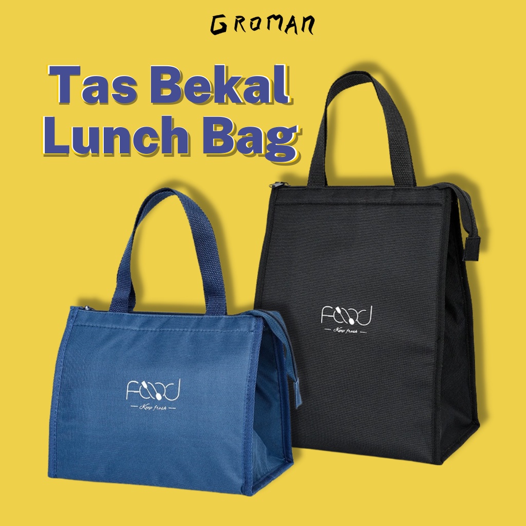 Tas Bekal Lunch Bag Anak Karakter Cooler Bag Alumunium Kotak Makan Anak Sekolah Box Food Bag Tahan Panas Dingin Tas Asi Tas Bekal Kantor