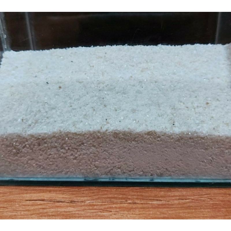Pasir silika putih 1000gram/ pasir putih halus aquarium