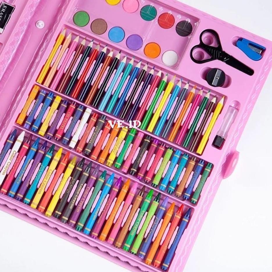 

➞ Crayon Anak Set 150pcs / Krayon Mewarnai Anak 150pcs / Pensil Warna Set 150pcs Pensil Warna 150pcs / Art Set / Coloring Set 150 pcs / Crayon Set Koper / 150 Pcs Pensil Warna Alat Tulis Set Crayon Art Set 150 / CRAYON ART SET PENSIL WARNA ョ