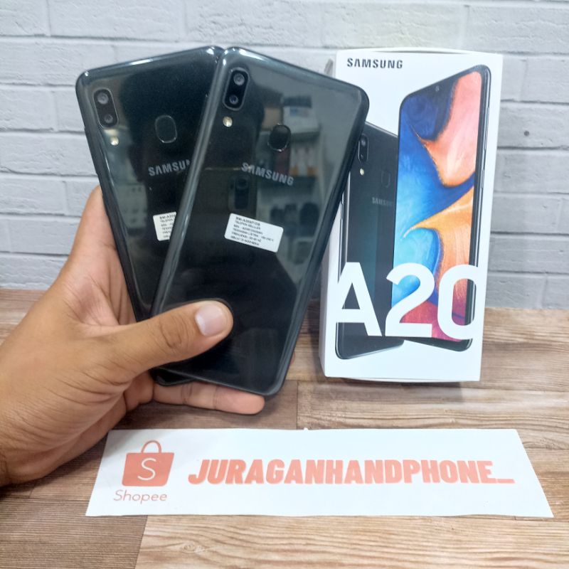 Samsung A20 Ram 3GB Internal 32GB 3/32 Hp Second Seken Bekas Termurah Bergaransi