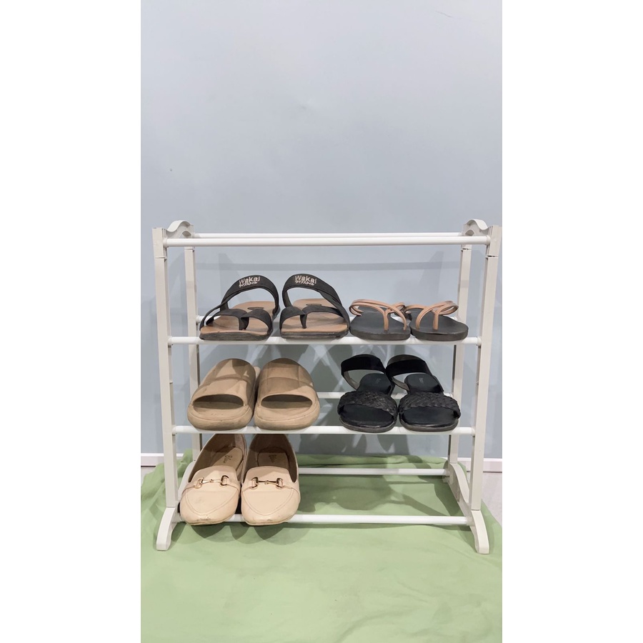 Terbaru SHENAR Bisa COD- SORENTO SHOES RACK RAK SEPATU BESI 4 SUSUN|RAK SEPATU AMAZING 4 SUSUN|RAK AMZING 4 SUSUN|RAK SANDAL|RAK SEPATU|RAK SENDAL SEPATU MURAH