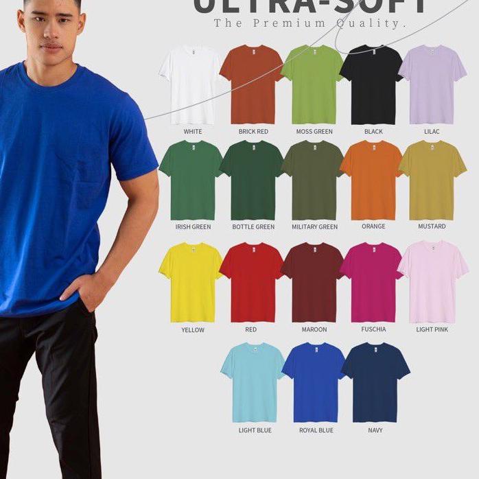 ⇾ KAOS POLOS Y&S (Ultra Soft) premium quality combed 30s ₳
