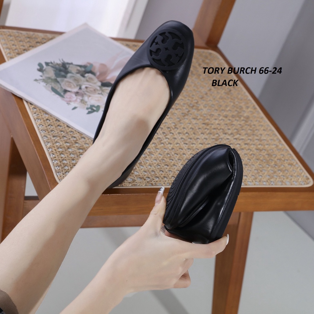 SEPATU WANITA KULIT FLAT SHOES 66-24