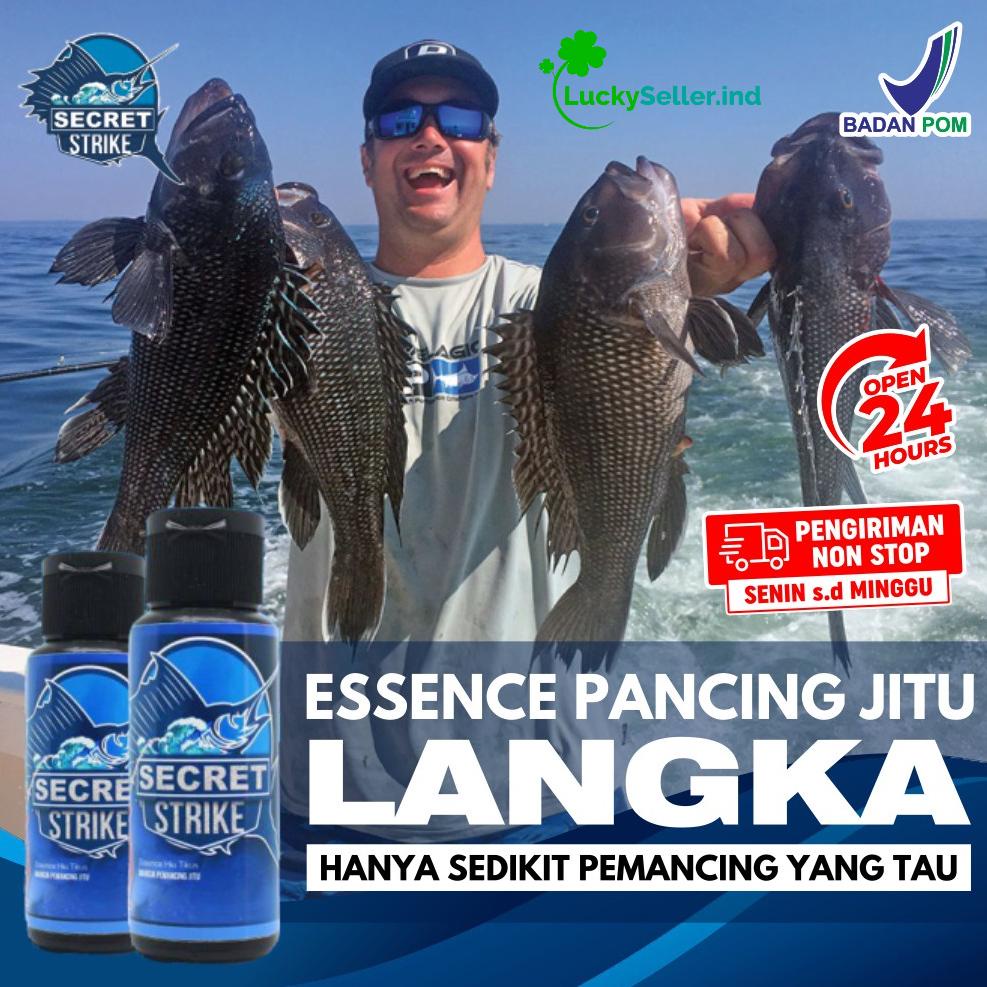 Ready  (BISA COD) Secret Strike Original - Essen Mancing Pancing 3x Lebih Cepat Strike - Umpan Ikan Laut Galatama Ikan Lele Bawal Nila Mujair Munjaer Katilayu ORIGINAL