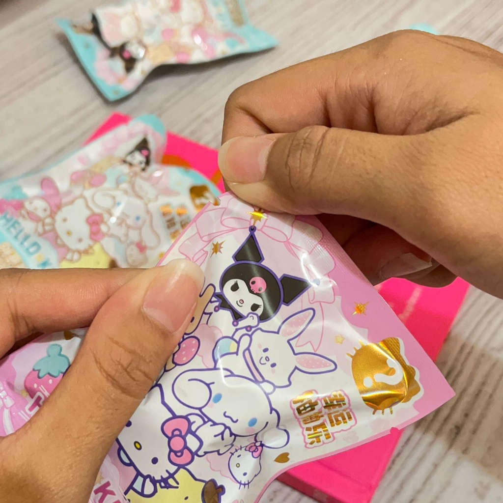 PENGHAPUS PLASTIK BAG SANRIO ISI 1 PCS ERASER HARGA TERMURAH ALAT TULIS PERLENGKAPAN SEKOLAH ANAK KUALITAS TERBAIK TERLENGKAP BISA GROSIR DAN COD