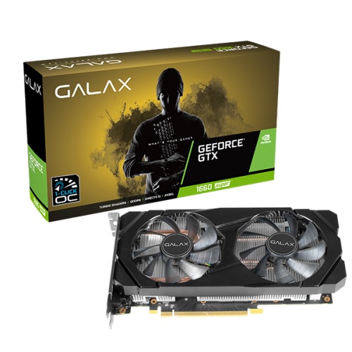 VGA Card Nvidia Geforce GALAX Geforce GTX 1650 Super (1-Click OC) 6GB GDDR6 192Bit DP/HDMI/DVI-D