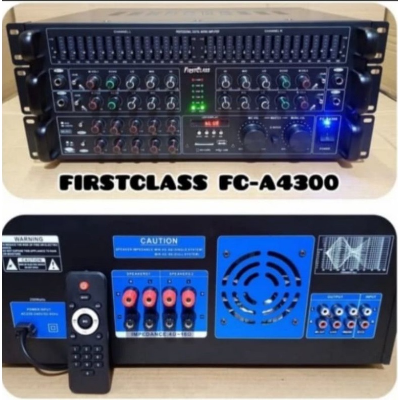 Amplifier fc 4300 firstclass
