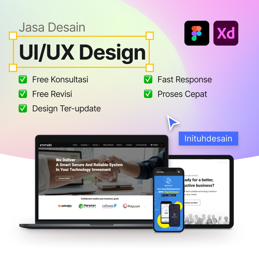 Jasa Desain UI/UX | Mobile Apps | Website | Responsive