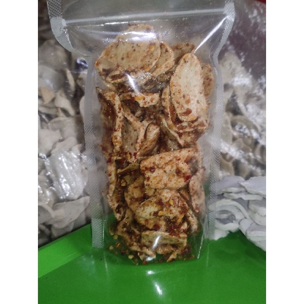 

Basreng Keripik Varian Pedas Tanpa Daun Jeruk 100gr