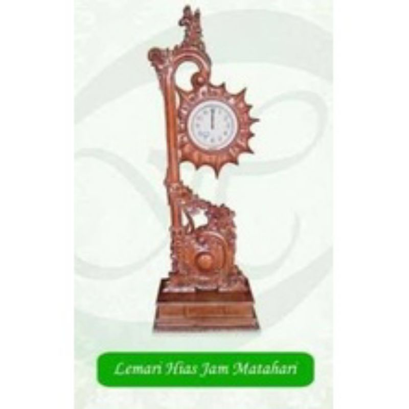 Lemari Jam Hias Antik - kayu jati asli Jepara - LH Jam Matahari - Berlaku COD - Free Ongkir Medan