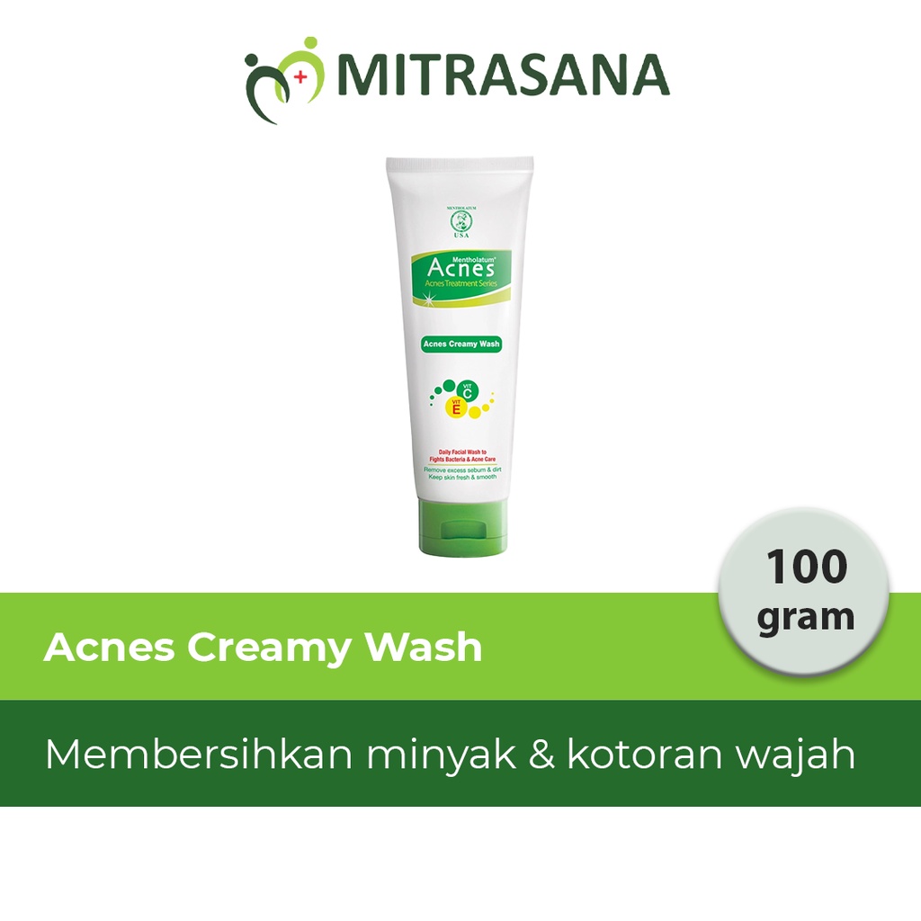 Acnes Creamy Wash 100 Gr - Pembersih Wajah